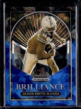 2023 Panini Prizm Draft Picks #BR-21 Jaxon Smith-Njigba Brilliance Blue Ice #/99