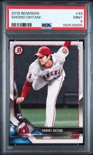 2018 BOWMAN #49 SHOHEI OHTANI ROOKIE RC PSA 9