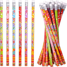 Happy Birthday Pencils Wooden Pencil Birthday Party Pencil with Top ErasersBirth