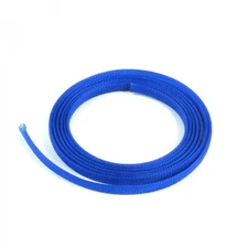 1" Blue Ultra Wrap Wire Loom - 10 Ft. Johnny Law Motors KICWFABL1X00L010 custom