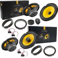 "Kit 6 Jl Audio Koaxial Lautsprecher 6,5\" Gelb 2-Wege FüR Vw T-Cross 4 Ω"