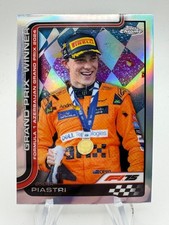 2025 Topps Chrome Formula 1 F1 OSCAR PIASTRI Refractor #109 Grand Prix Winner
