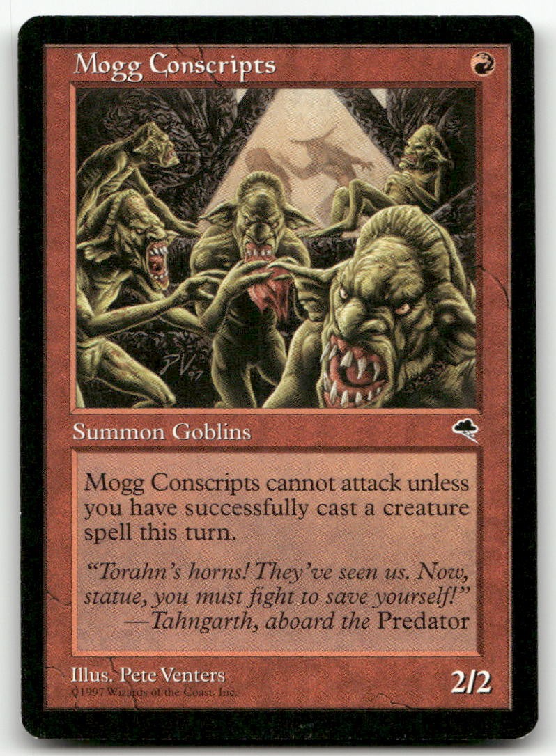 Mogg Conscripts #189 (LP) Tempest TMP Magic MTG