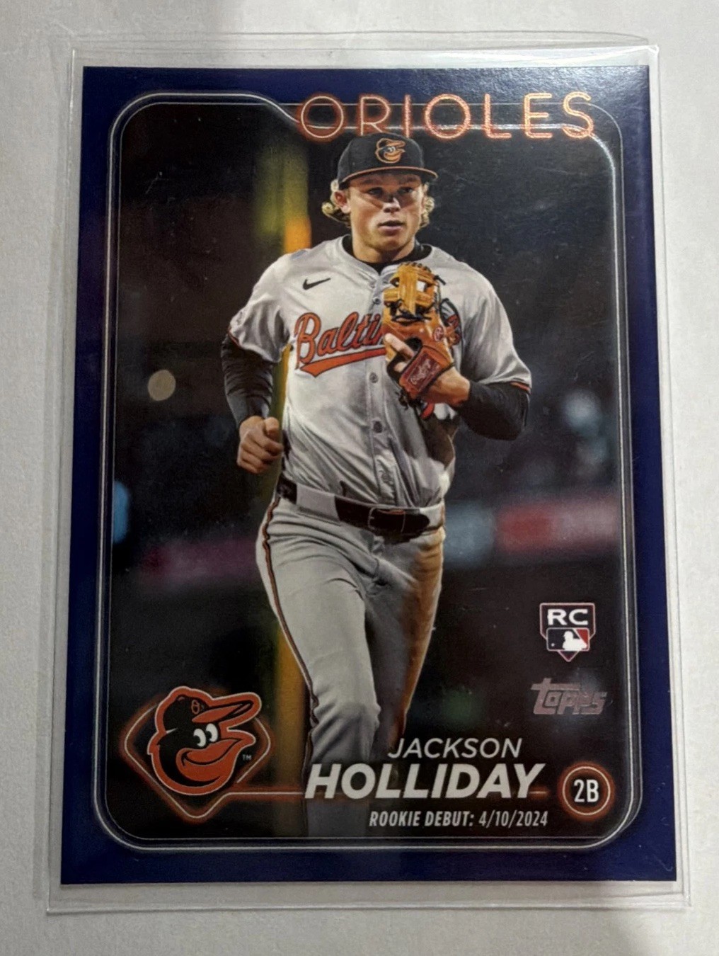 2024 Topps Update Series - Rookie Debut Jackson Holliday #US97 Royal Blue (RC)