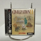 Civilization II (PS1) - BLACK LABEL - CIB with Intact Reg Card - Tested
