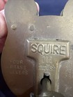 Squire Old English Solid Brass Lock #1 W/ 2 Keys Jas. Morgan & Sons 4 Levers — photo 2