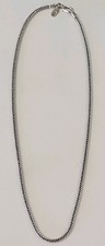 GA Sterling Silver Silpada Wheat Chain Necklace 18"