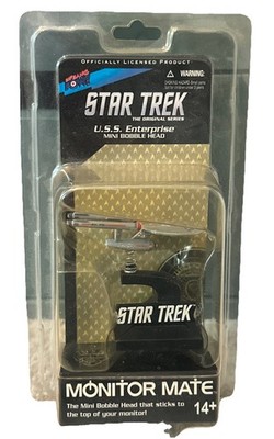 Star Trek TNG Monitor Mate Wackelfigur USS Enterprise NCC-1701-D 5cm.
