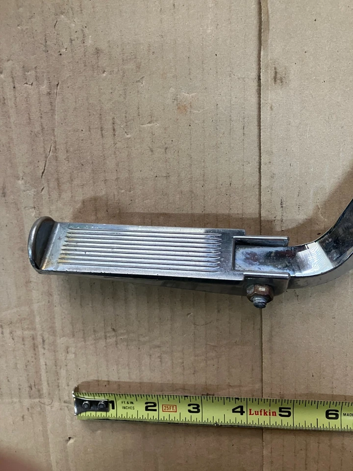 harley ironhead sportster chopper twisted chrome highway bar w/pegs - Image 3 of 4