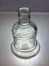 60880 Old Vintage Antique Glass Bottle Inkwell Ink Well Bottle Arnold London