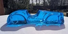 Vintage V Nason &C Peacock Blue Murano Glass roadster Car Paperweight Italy