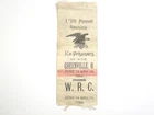 Civil War Ex-Prisoners of War Reunion Ribbon 1893 Greenville Ohio Woman's Relief