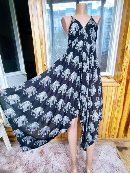 Women Bruuns Bazaar Dress Black Viscose 38 / M /