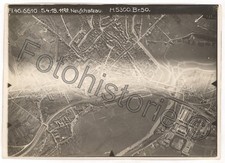 Foto WW1 Luftbild Neufch&acirc;teau Vosges Frankreich 1918 Fliegerabteilung 46