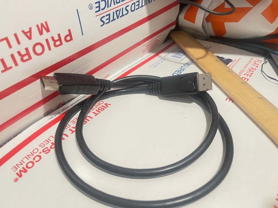 3 Ft DisplayPort cable (DP) E342987 AWM Style 20276 VW-1 30V 80C (K15,3A) - Image 2 of 4