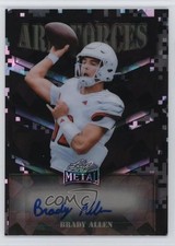 2025 Leaf Metal Arm Forces Black Crystals 2/2 Brady Allen #AF-BA1 Auto 13u1