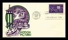 US COVER MOTION PICTURES 50TH ANNIVERSARY FDC SCOTT 926 STAEHLE CACHET CRAFT