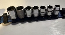 Snap On 3/8” Drive Metric Socket Set 9 10 11 12 13 14 15 18 19mm, Good Condition