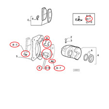 Kits de frein Fiat UNO