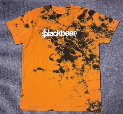 Blackbear Shirt Mens Small Orange Black Tie Dye Logo Graphic Band Tee Music