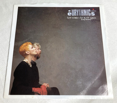 Eurythmics Here Comes The Rain Again 45 RPM 7'' Single RCA PB-13725 1984 VG+/EX