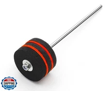 Jiayouy Black Felt Bass Drum Beater Kick Drum Foot Pedal Beater Percussion In