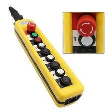 For crane Control Station 68 Button Push Switch for Safe Lifting Operations