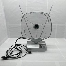 Antenne TV Intérieure KYOSTAR Amplifiée FM-VHF/UHF Silver