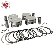 4X For 2015-2018 Ford Edge Escape Fusion Lincoln MKC MKZ 2.0T Piston & Ring