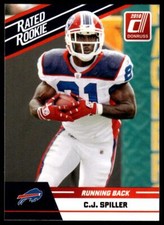 2010 Donruss Rated Rookies 15 C.J. Spiller Buffalo Bills Football Card