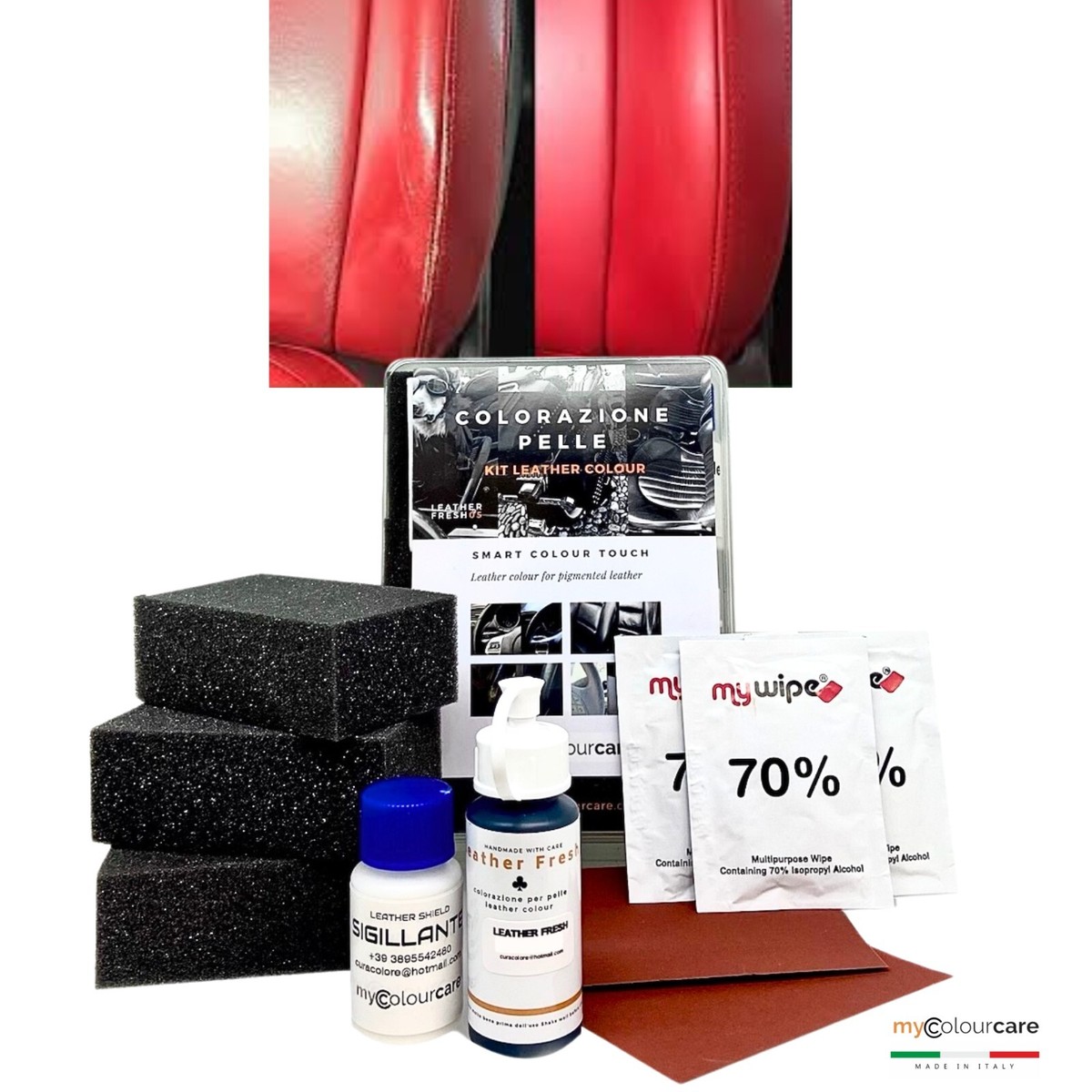 Kit Detergente Kit Pulizia Pelle Frau Elisir Di Lunga Vita