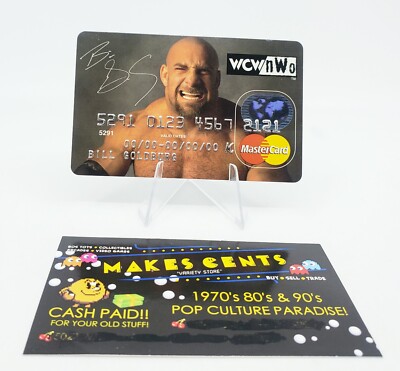 OFFICIAL WCW NWO Wrestling Mastercard Credit Card BILL GOLDBERG - SUPER RARE! | eBay OFFICIAL WCW NWO Wrestling Mastercard Credit Card BILL GOLDBERG - SUPER RARE! | eBay