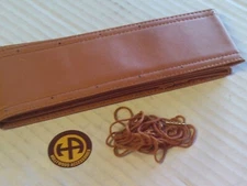  Vtg Hollywood Accessories Steering Wheel Cover - Smooth Tan 