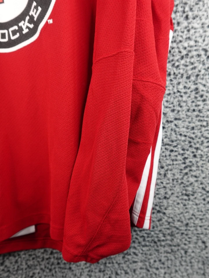 Хоккейная футболка Portland Winterhawks красная Adidas размер 54 Toyota сезон 2018 No19 - Изображение 4 из 4