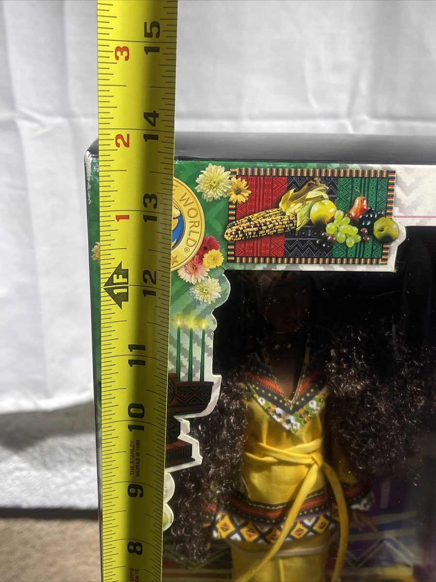 Barbie Festivals of the World Kwanzaa Doll Pink Label #J0945 Barbie Festivals of the World Kwanzaa Doll Pink Label #J0945