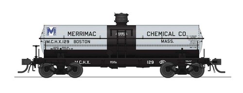 Juego de vagones cisterna Broadway Limited HO ACF 6K galones Brown Co. #1129 Merrimac MCM 7660 | Zustand: New