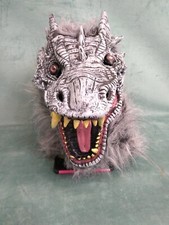 Deluxe Dragon Halloween Mask Kids Ages 8 Up Gray - Hyde EEK