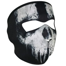 Zan® Full Mask Neoprene Skull Ghost