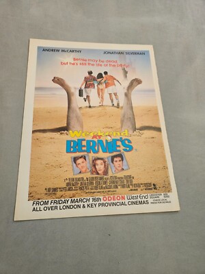 TPEEP188 MAGAZINANZEIGE 11 X 8'' WOCHENENDE BEI BERNIES - JONATHAN SILVERMAN 