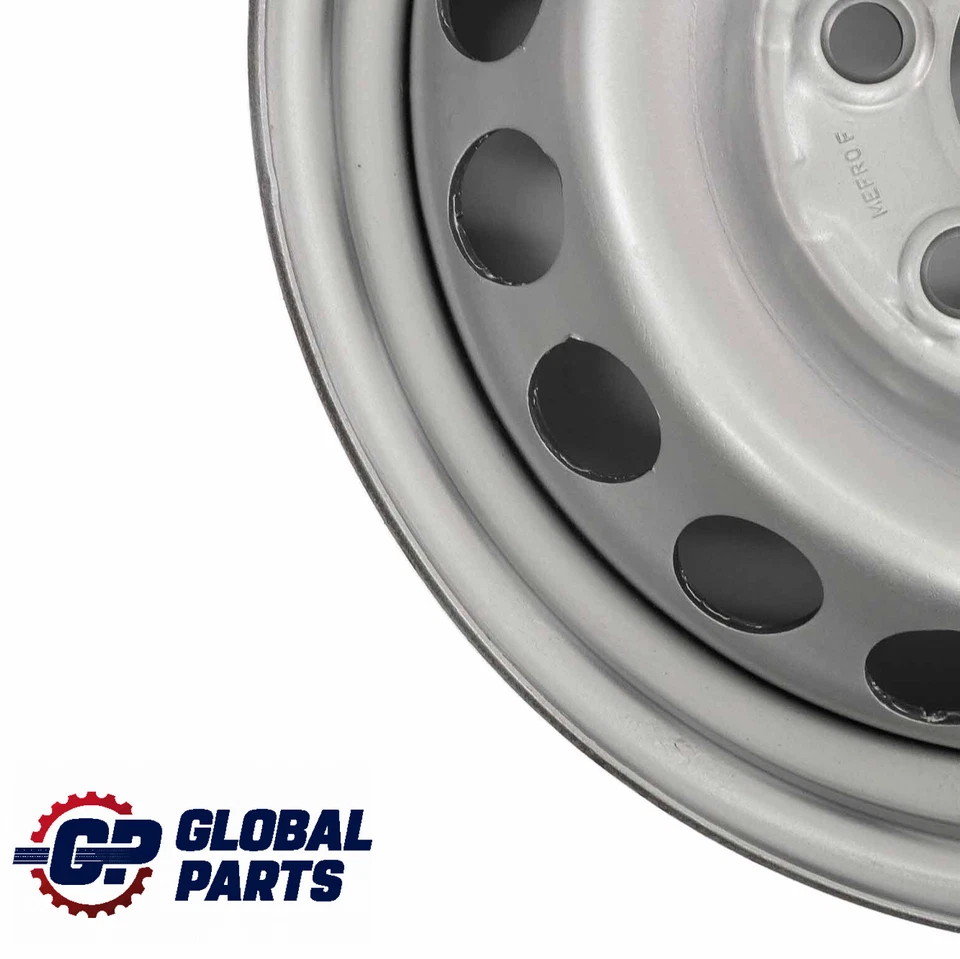 Mercedes Sprinter W906 Silberne Stahlfelge Felge 16" 6,5J ET:62 A0014014802 - Bild 2 von 4