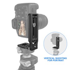 Camera Quick Release L-Shape Plate Aluminum Universal DSLR Camera Base Holder