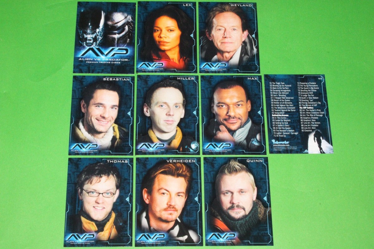 2004 Alien vs Predator AVP BASE 90 Card Set SANAA LATHAN LANCE