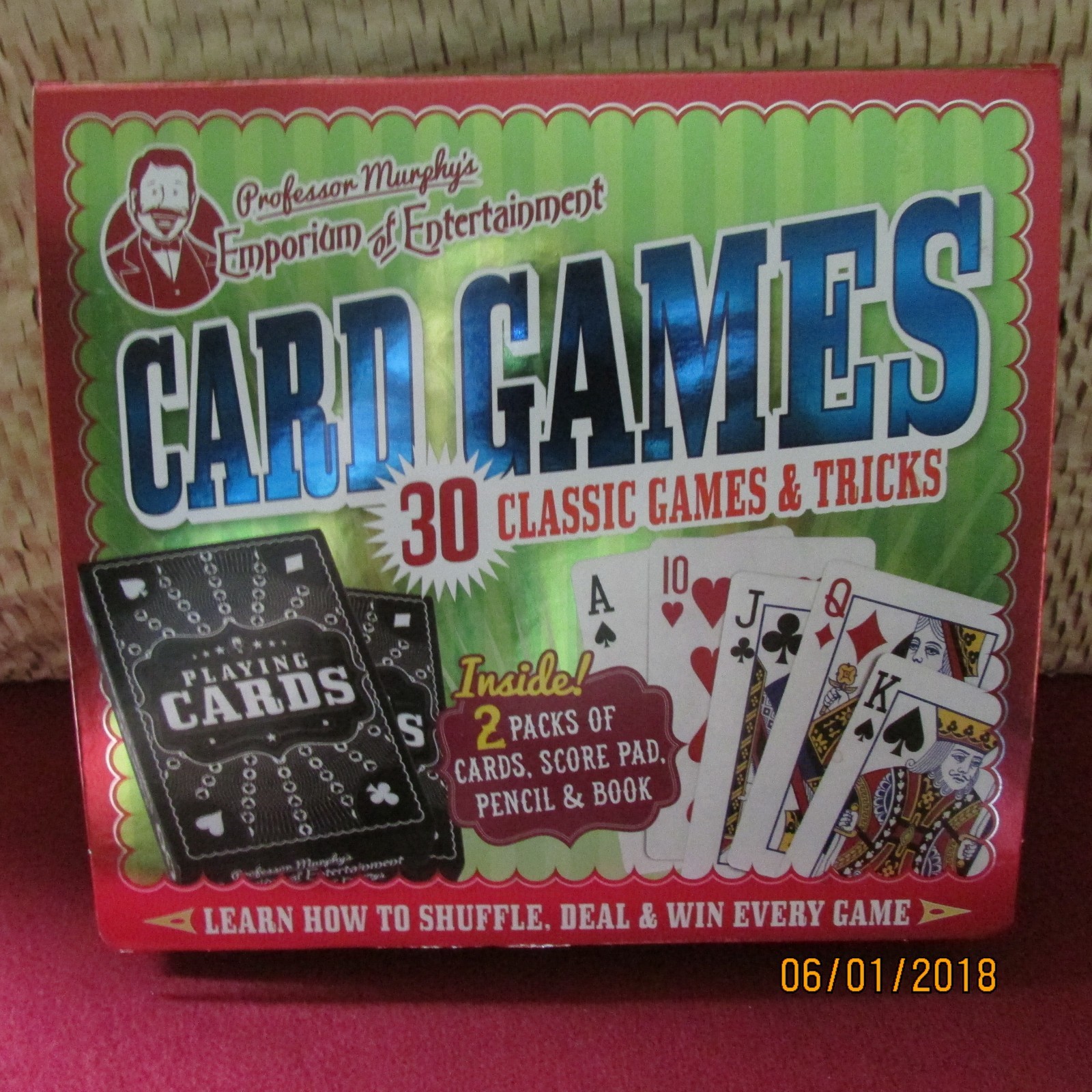 Professor Murphy's Card Games Gift Set by Parragon eBay