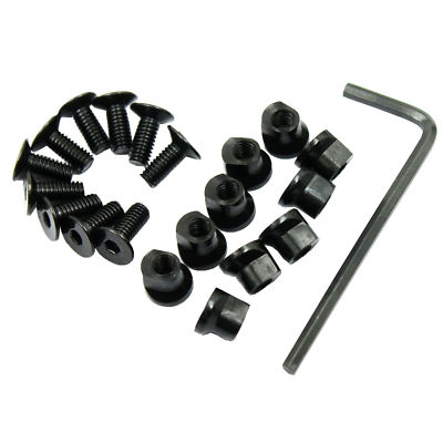 10 PC or 20 PC Mounting Screw Nut Replacement Set for KeyMod M-Lok Rail Section