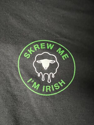St Paddys Day Skrewball Peanut Butter Whiskey Black T-Shirt Skrew Me Im Irish C8