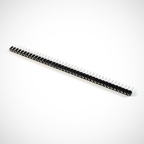 Single Row 40Pin 2.54mm Round Female SIP Socket Pin Header - Picture 3 of 4