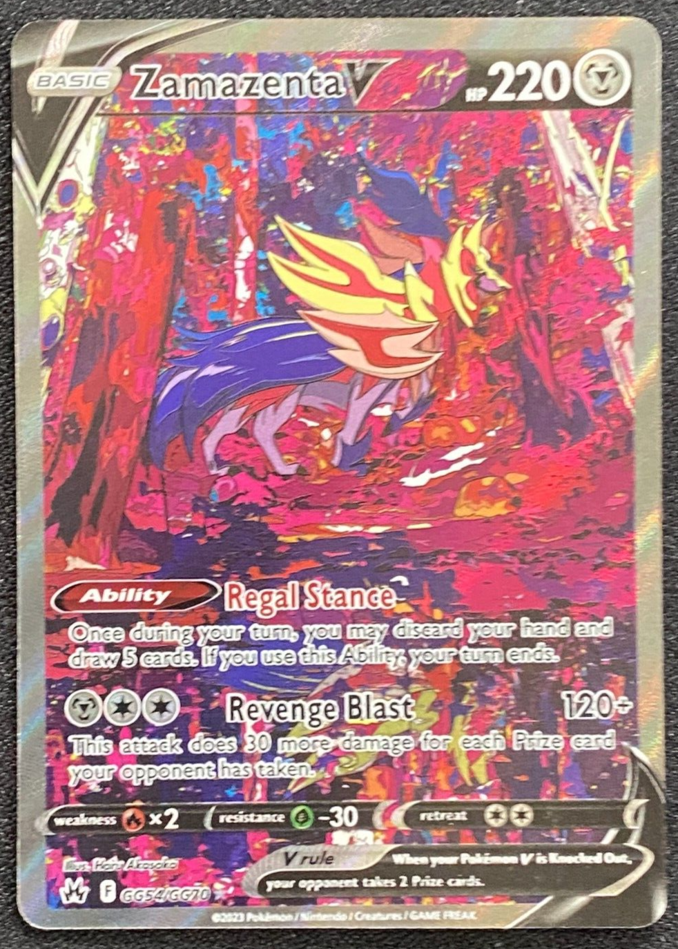 Zacian & Zamazenta - 094/159-097/159 - Crown Zenith - Pokemon Legendary  Card Set - Holo or Reverse