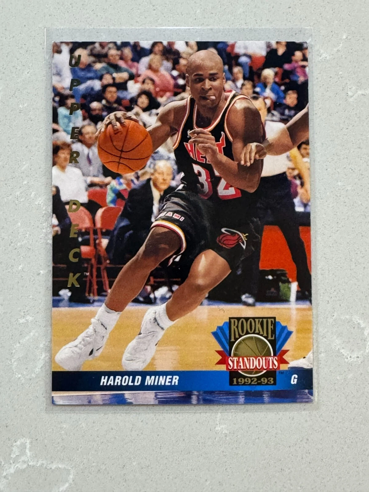 Harold Miner trading card
