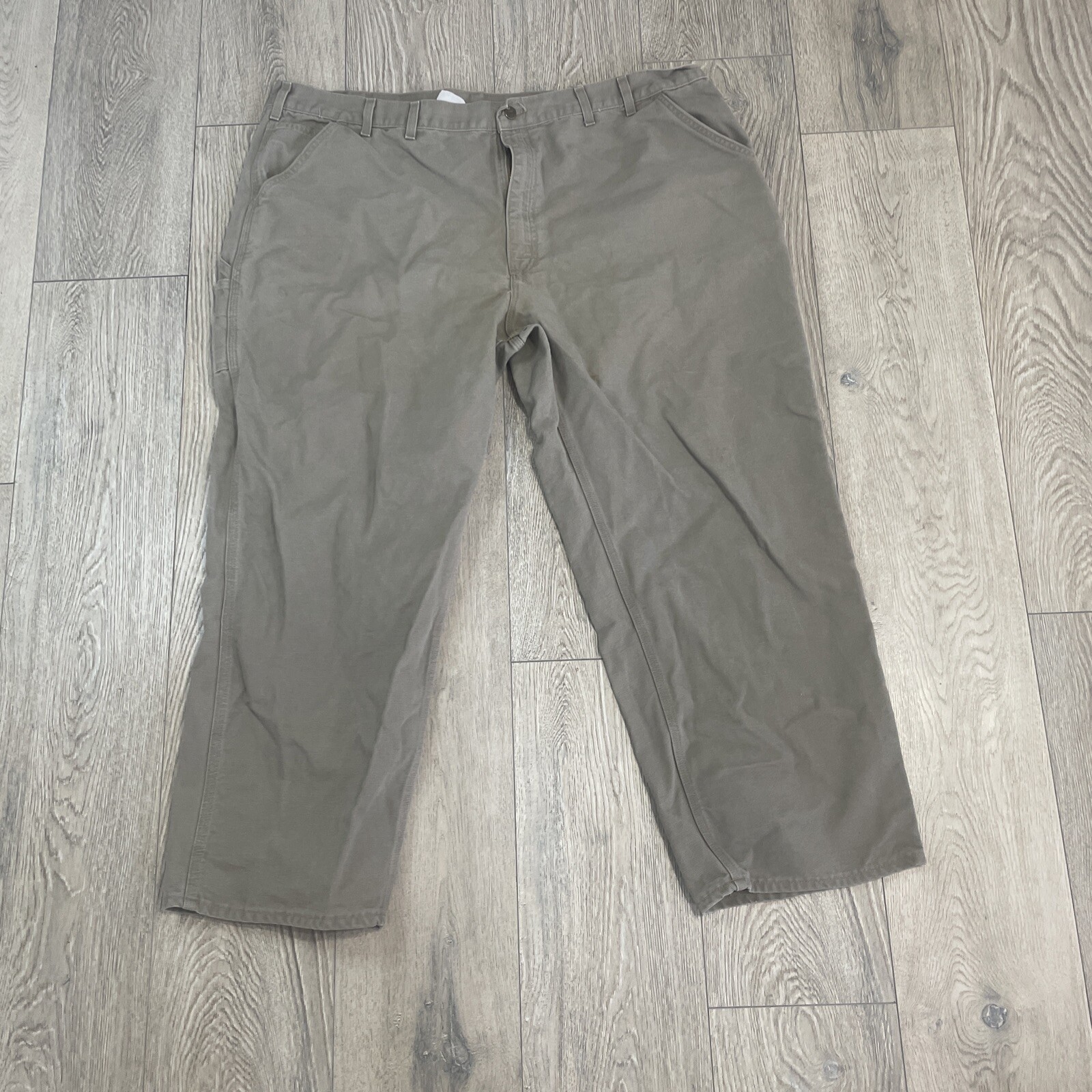 Carhartt Men's Relaxed Fit Carpenter 5 Pockets Work Khaki Pants