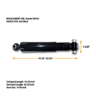 Shock Absorber Fits Gabriel 85931 Monroe 65492 66419 Shock Absorber Fits Gabriel 85931 Monroe 65492 66419